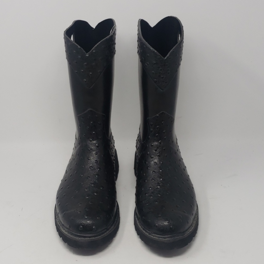 Ostrish print rubber Frogg Toggs rain boots